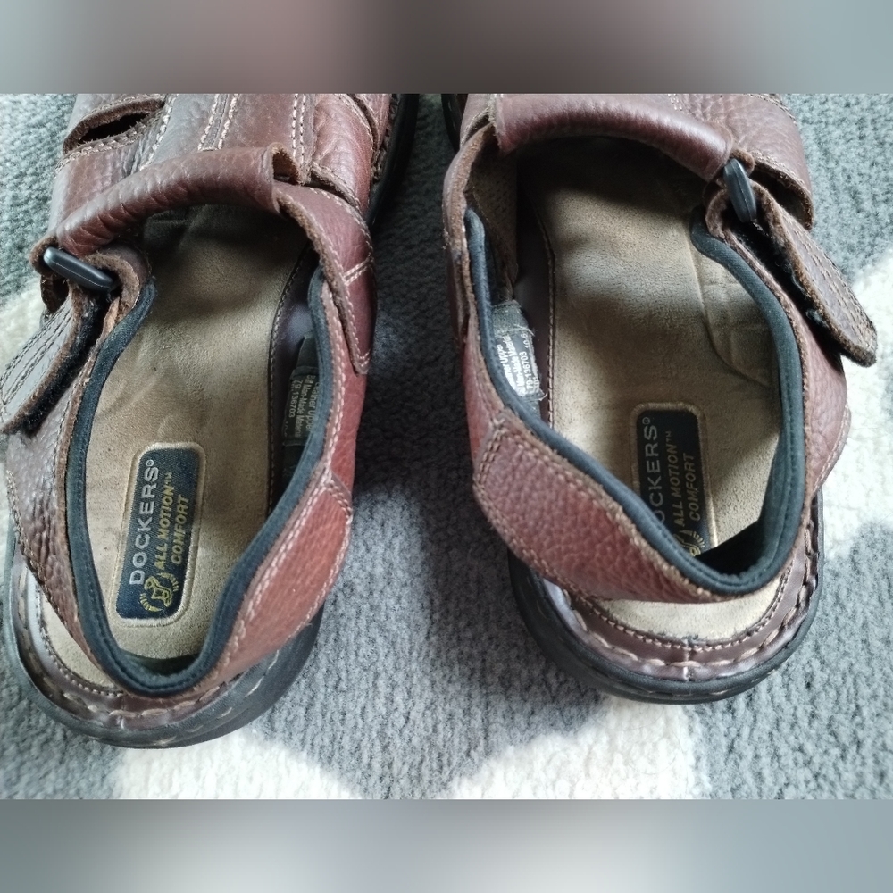 Men's Dockers Searose Fisherman Leather Sandals - Picture 8 of 10